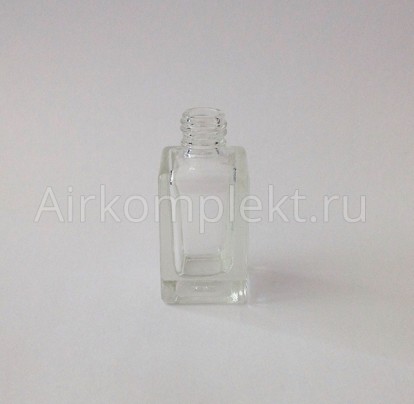 Флаконы 10 мл квадратный, стекло  